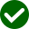 Checkmark green 32x32px